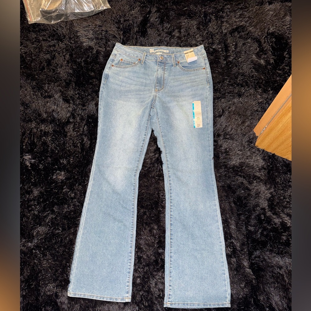 No Boundaries Light Blue Flare Jeans